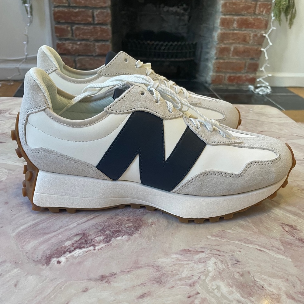 New Balance 327 Sneaker Trainer Navy white SZ 9 US